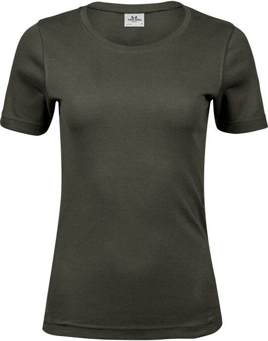 Tee Jays TJ580 Ladies Interlock Tee - Deep Green