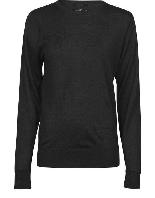 Tee Jays TJ6006 Womens Crew Neck Sweater - Black