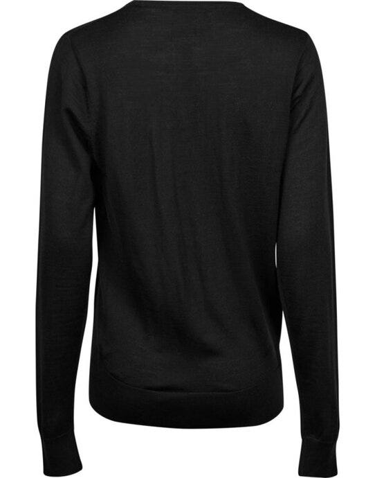 Tee Jays TJ6006 Womens Crew Neck Sweater - Black