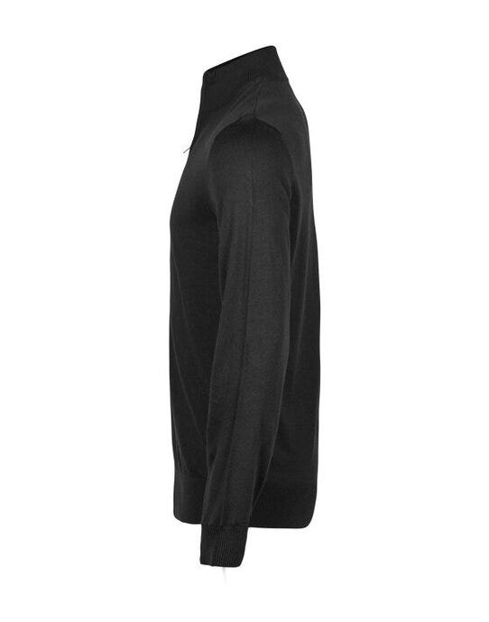 Tee Jays TJ6010 Mens Half Zip - Black