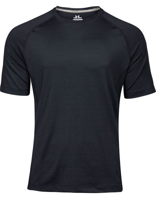 Tee Jays TJ7020 Mens CoolDry Tee - Black