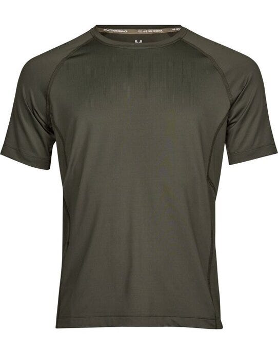 Tee Jays TJ7020 Mens CoolDry Tee - Deep Green