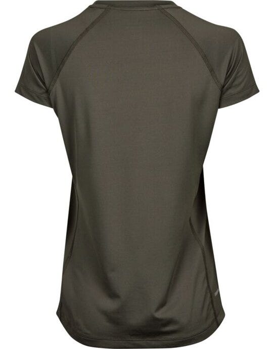Tee Jays TJ7021 Ladies CoolDry Tee - Deep Green