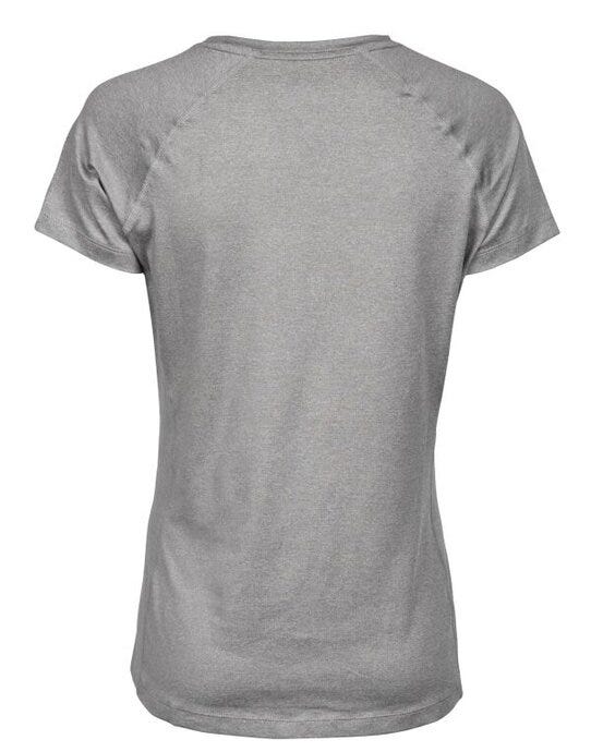 Tee Jays TJ7021 Ladies CoolDry Tee - Grey Melange