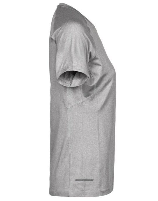 Tee Jays TJ7021 Ladies CoolDry Tee - Grey Melange