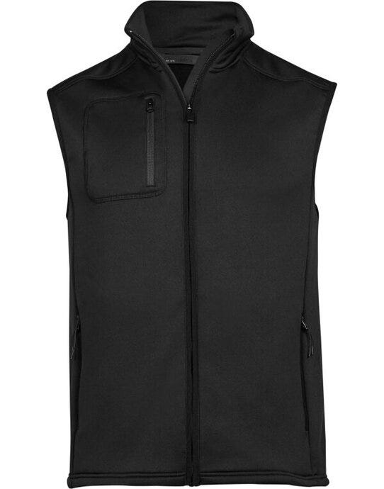 Tee Jays TJ9104 Mens Stretch Fleece Bodywarmer - Black
