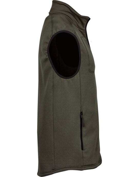 Tee Jays TJ9104 Mens Stretch Fleece Bodywarmer - Deep Green