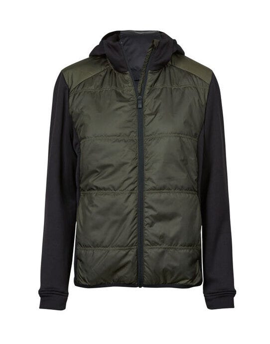 Tee Jays TJ9113 Womens Hybrid-Stretch Jacket - Deep Green/ Black