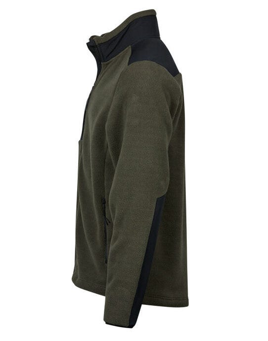 Tee Jays TJ9120 Mountain Fleece - Deep Green/ Black