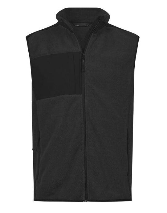 Tee Jays TJ9122 Mountain Fleece Bodywarmer - Black/Black