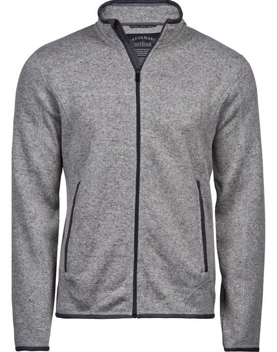 Tee Jays TJ9615 Mens Outdoor Fleece - Grey Melange