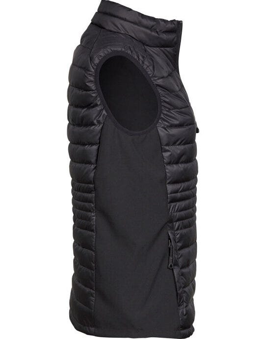 Tee Jays TJ9625 Ladies Crossover Bodywarmer - Black/Black