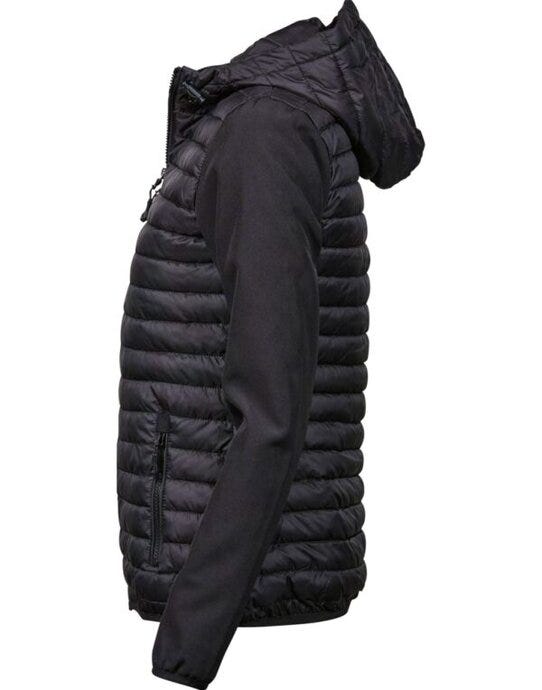 Tee Jays TJ9629 Womens Hooded Crossover Jkt - Black