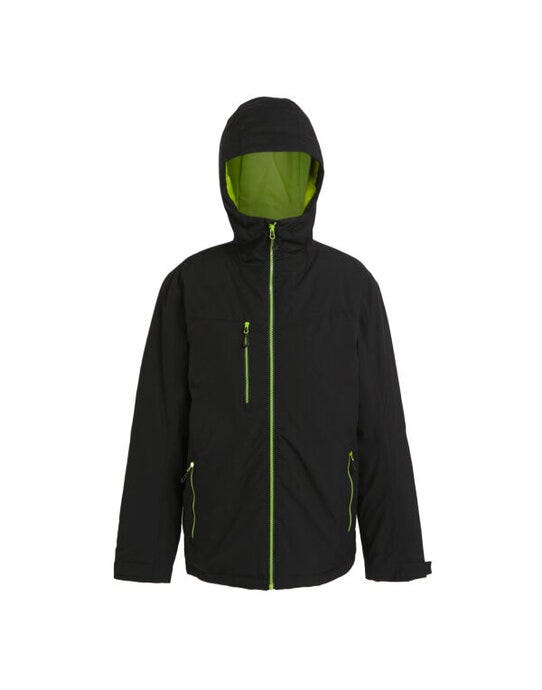 Regatta Professional TRA253 Regatta Navigate WP Insulated Jacket - Black/Lime