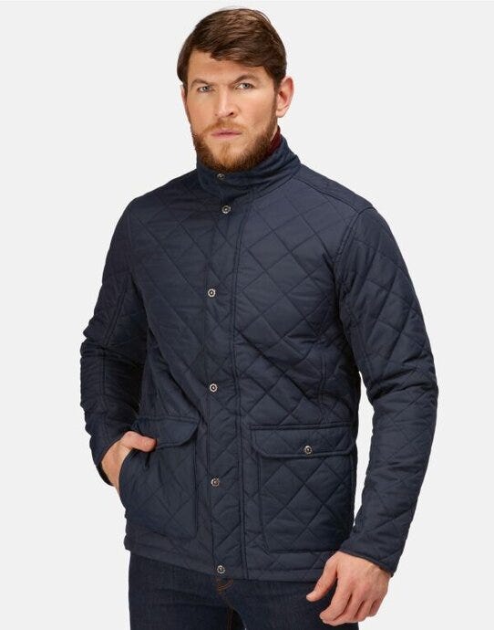 Regatta Professional TRA441 Regatta Mens Tyler Quilted Jacket - Navy