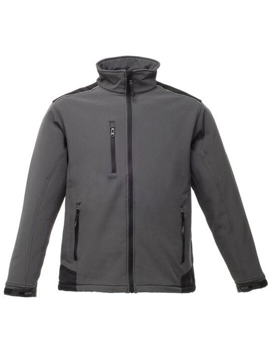 Regatta Professional TRA651 Regatta Sandstorm Ripstop Softshell - Seal Grey/Black