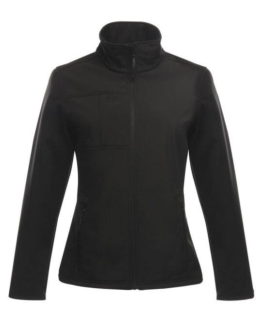 Regatta Professional TRA689 Regatta Womens Octagon II Softshell - Black/Black