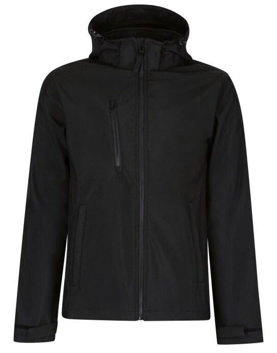 Regatta Professional TRA701 Regatta Venturer Hooded Softshell - Black/Black