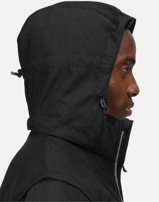 Regatta Professional TRA713 Regatta Mens Earsmus 4-In-1 Softshell - Black/Black