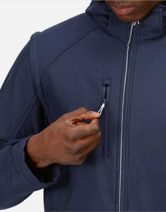 Regatta Professional TRA713 Regatta Mens Earsmus 4-In-1 Softshell - Navy/Navy