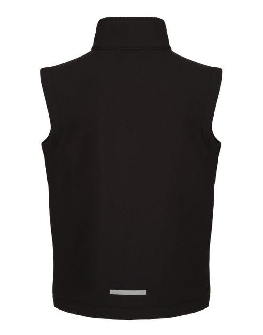 Regatta Junior TRA882 Ablaze SShell Bodywarmer - Black/Black
