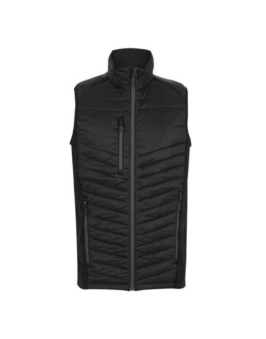 Regatta Professional TRA894 Regatta Men's Navigate Hybrid Bodywarmer - Black/Seal Grey