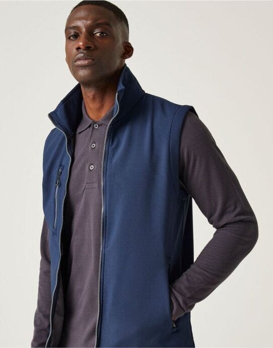 Regatta Professional TRA915 Regatta Navigate 2L Softshell Bodywarmer - Navy/Seal
