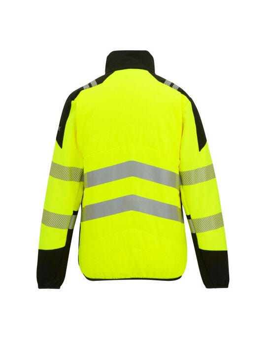 Regatta High Visibility TRA953 Regatta Hi-Vis X-Pro Hybrid Jkt Class 2 - Black/Hi-Vis Yellow