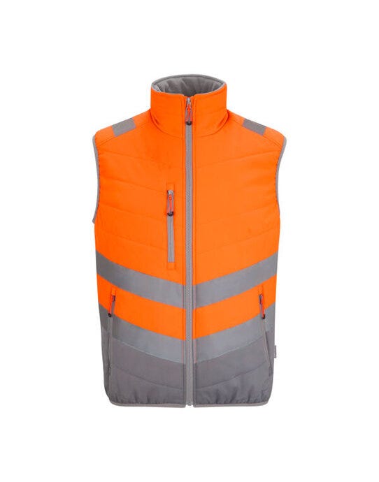 Regatta High Visibility TRB202 Regatta Hi-Vis 2 Tone Thermal Baffle BW - Hi Vis Orange