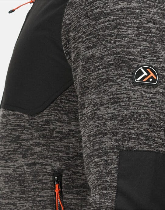 Regatta Professional TRF624 Regatta Heist Hybrid Jacket - Ash Marl/ Black