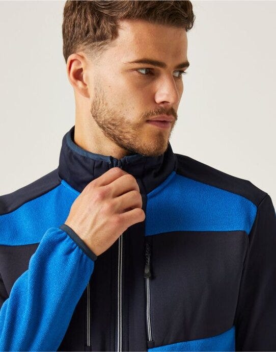 Regatta Professional TRF720 Regatta E-Volve Knit Stretch Midlayer - Strong Blue/Navy