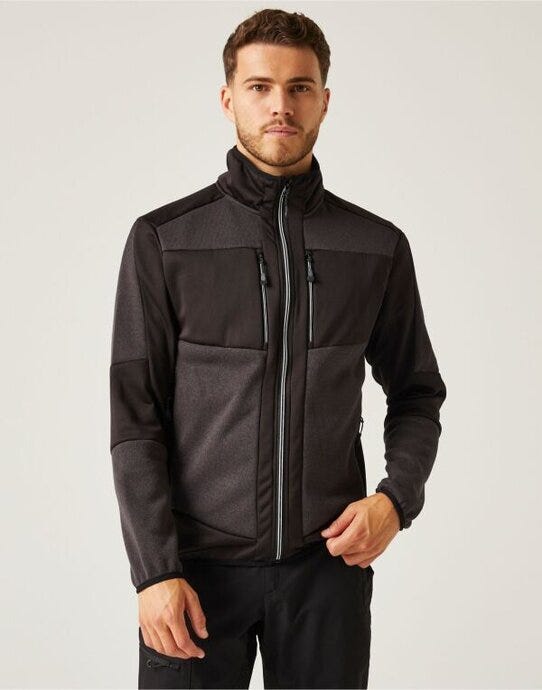 Regatta Professional TRF720 Regatta E-Volve Knit Stretch Midlayer - Ash/Black