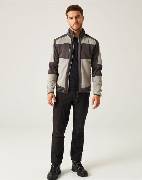 Regatta Professional TRF720 Regatta E-Volve Knit Stretch Midlayer - Mineral Grey/Ash