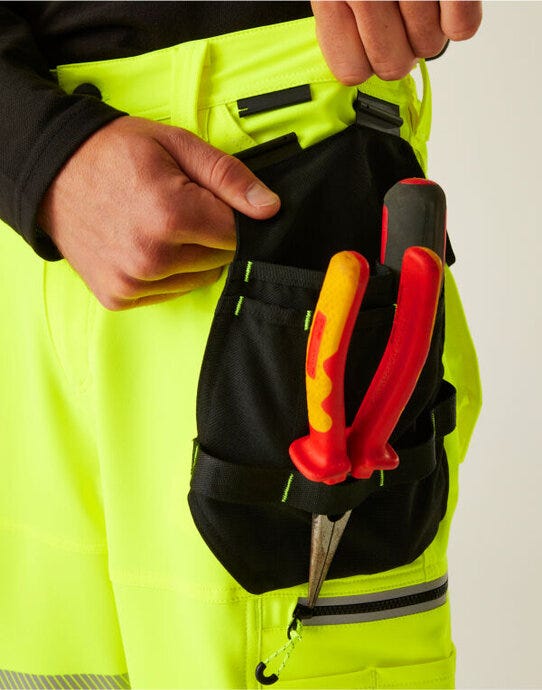 Regatta High Visibility TRJ603RL Regatta Hi-Vis Infiltrate Trouser R/L - Hi-Vis Yellow