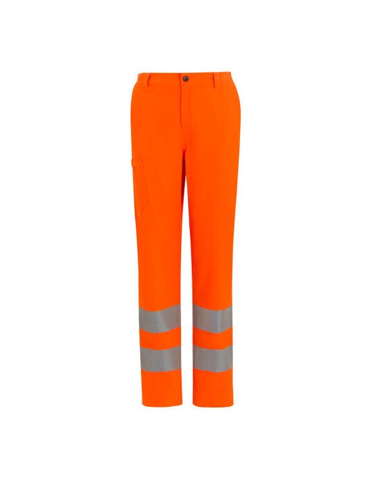 Regatta High Visibility TRJ629R Regatta Hi-Vis Pro Contract Stretch Trsr - Hi Vis Orange