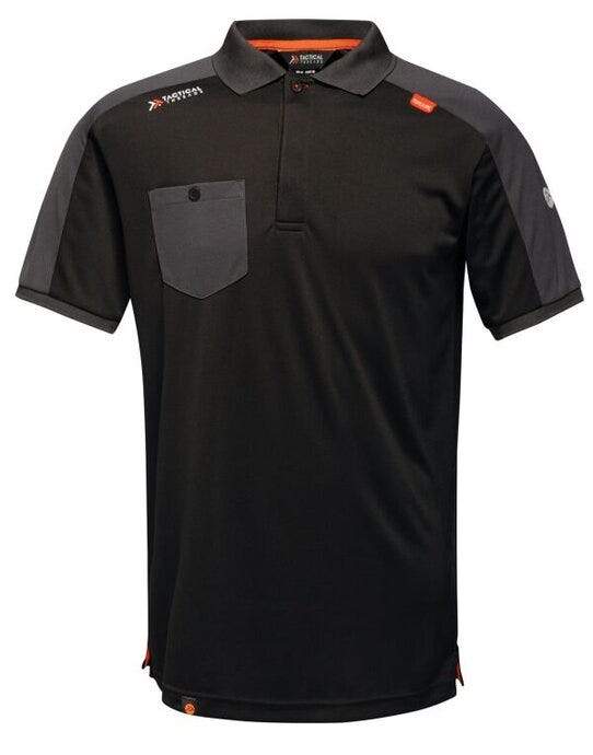Regatta Professional TRS167 Regatta Wicking Polo Shirt - Black