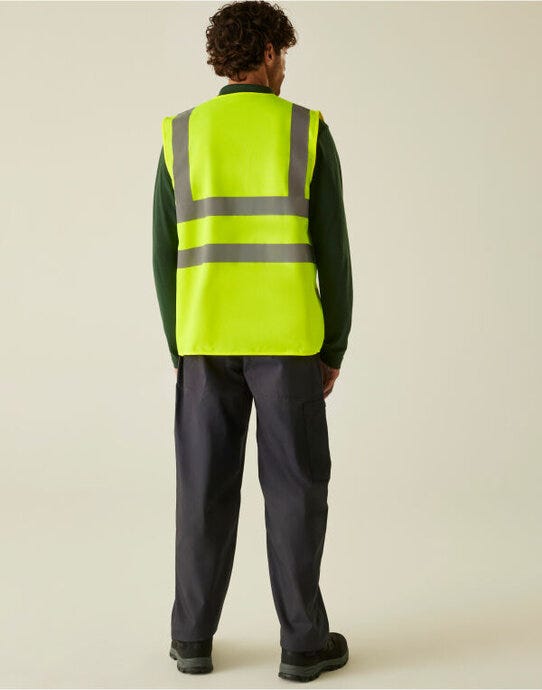 Regatta High Visibility TRS195 Regatta Hi Vis Pro Vest - Hi-Vis Yellow