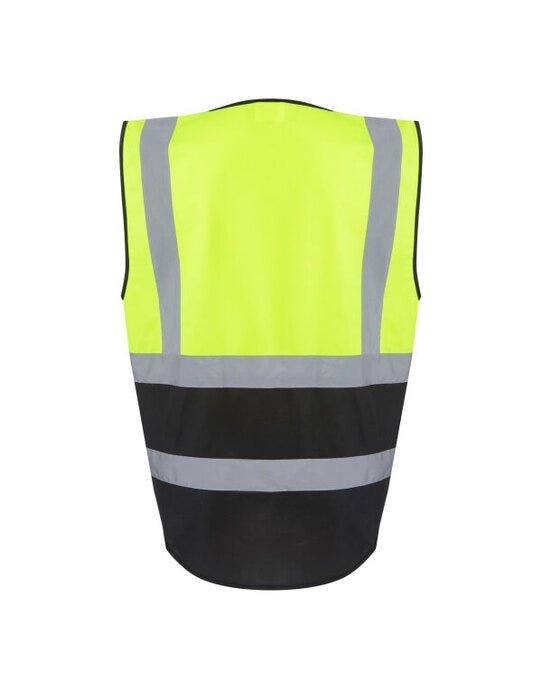 Regatta High Visibility TRS251 Regatta Pro Hi Vis Executive Vest - Hi Vis Yellow/Black