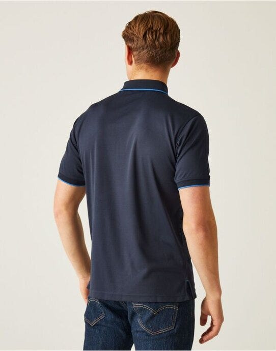 Regatta Professional TRS264 Regatta Navigate Short Sleeve Polo - Navy/ French Blue
