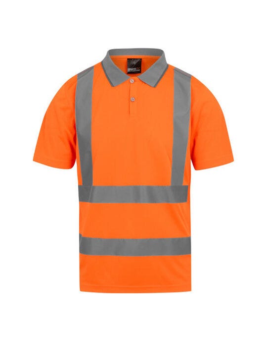 Regatta High Visibility TRS271 Regatta Hi-Vis Pro Contract Polo Shirt - Hi Vis Orange