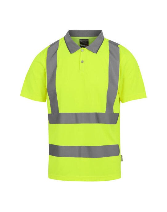 Regatta High Visibility TRS271 Regatta Hi-Vis Pro Contract Polo Shirt - Hi-Vis Yellow