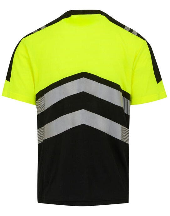 Regatta High Visibility TRS280 Regatta Hi-Vis X-Pro T-Shirt - Black/Hi-Vis Yellow