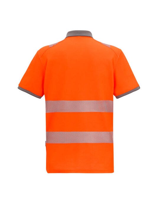 Regatta High Visibility TRS320 Regatta Hi-Vis Pro Comfort Polycot Polo - Black/Hi-Vis Orange