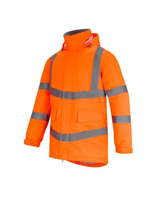 Regatta High Visibility TRW600 Regatta Pro Contract Dover Parka - Hi Vis Orange