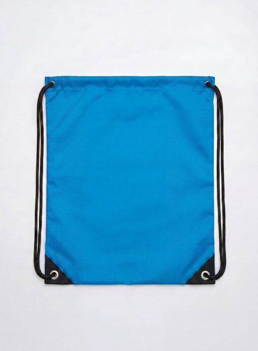 United Bags UB4010 UB Crest Drawstring Gymsac - Royal