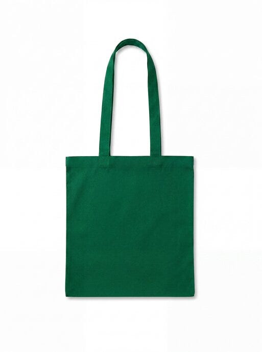United Bags UB9000 UB Nova Long Handled 100% Cotton Shopper - Dark Green