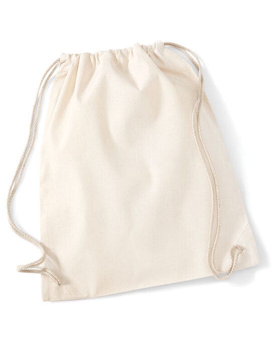 Westford Mill W110 Cotton Gymsac - Natural