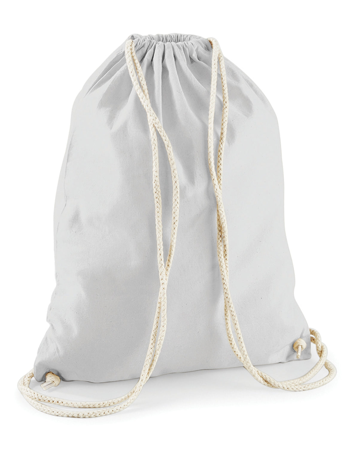 Westford Mill W110 Cotton Gymsac - White