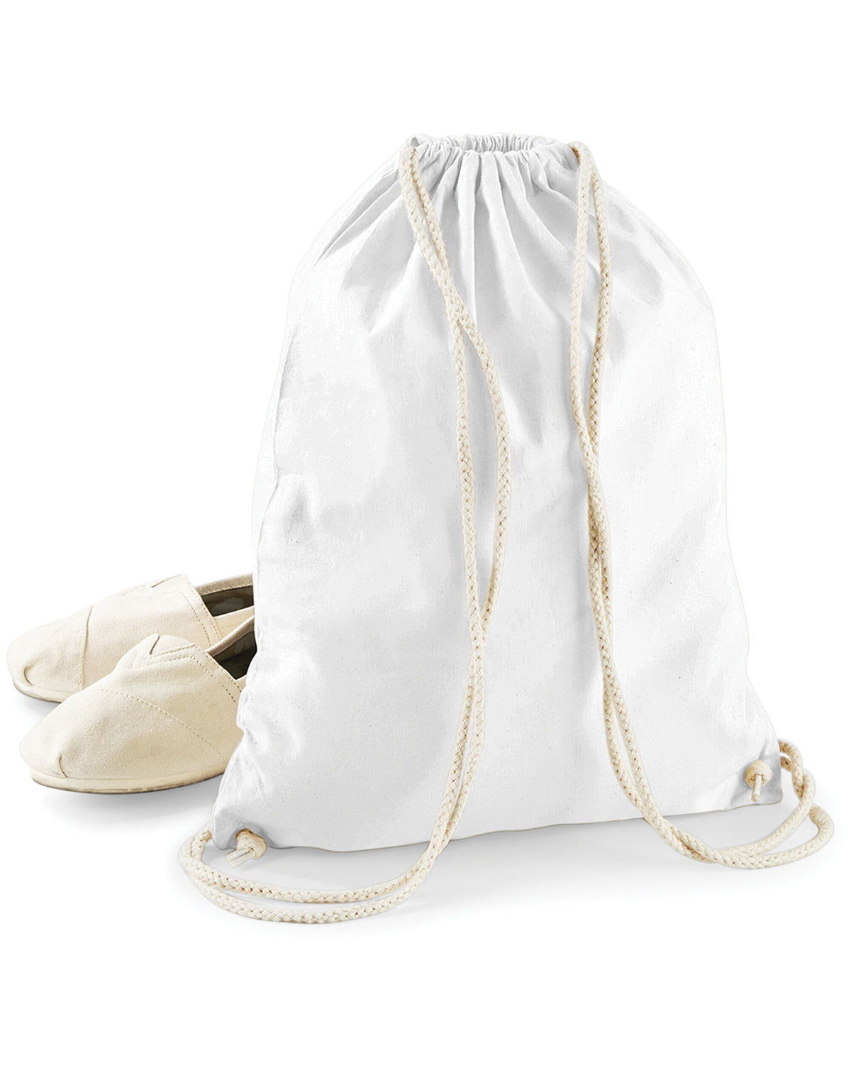 Westford Mill W110 Cotton Gymsac - White