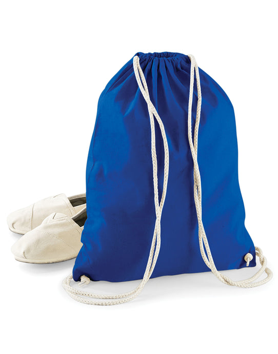 Westford Mill W110 Cotton Gymsac - Bright Royal